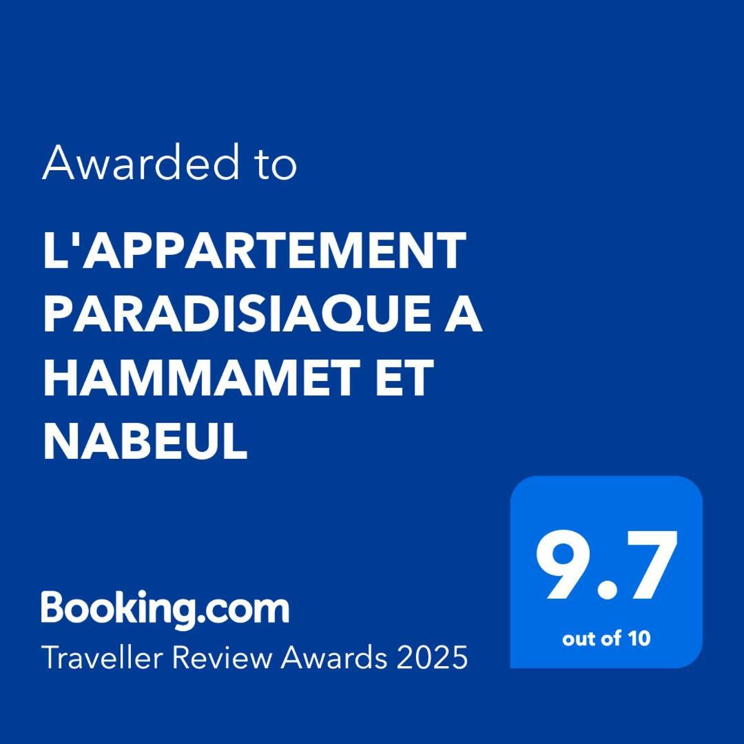 L'Appartement Paradisiaque A Hammamet Et Nabeul Extérieur photo